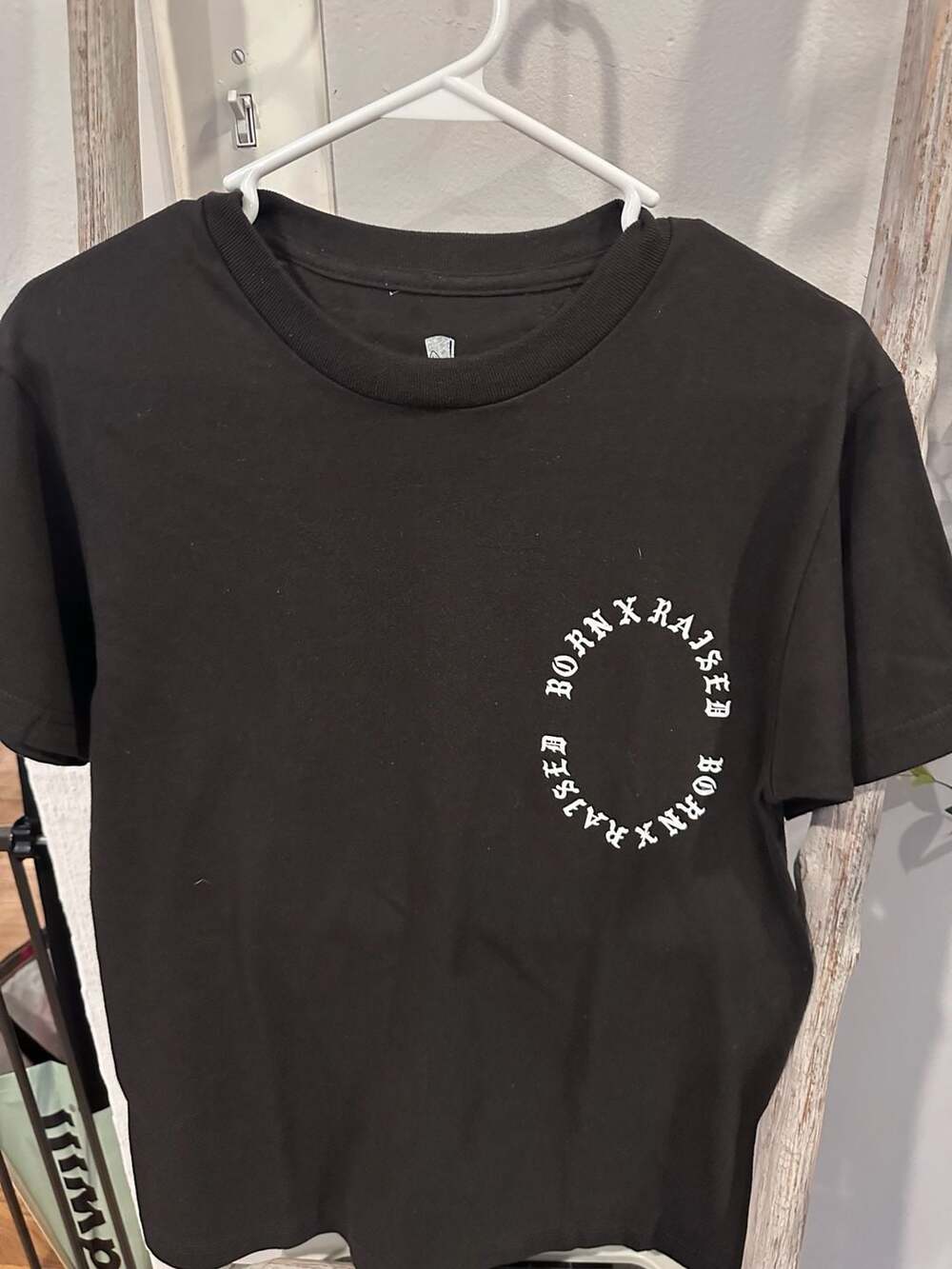 Born X Raised On The Turf T-Shirt Medium Black
